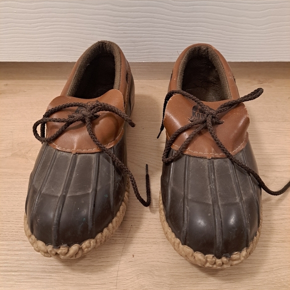 Kodiak Canada's Boot Brown Tan Rubber Waterproof Duck Boat Shoes Size 7 - Picture 2 of 7